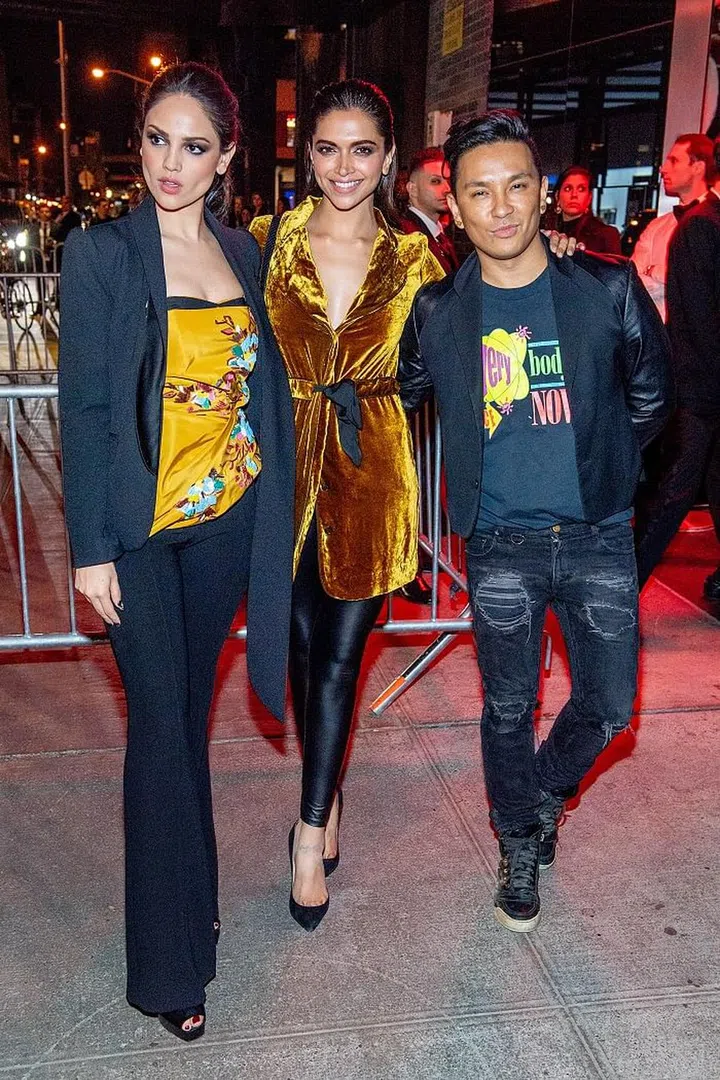 Eiza González, Deepika Padukone and Prabal Gurung