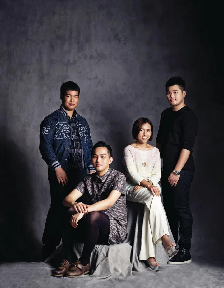 Jatupong Metula, Kok Leong Vee (Harvee), Wiruwan Nhuyung and Sean Loh
