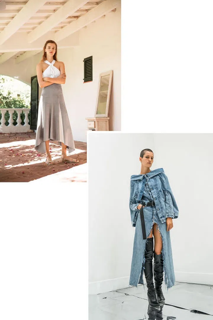 ALEJANDRA ALONSO ROJAS: Influenced by laid-back Mediterranean summers, the onetime À Moi designer returns with timeless silhouettes done in luxe materials.
UNRAVEL PROJECT:
Ben Taverniti reimagines casual streetwear inspired by the culture of Los Angeles's Venice Beach in the '90s.