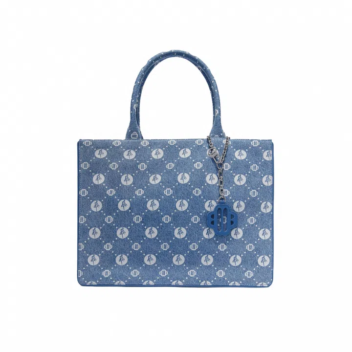 Denim bag, $585, Maje
