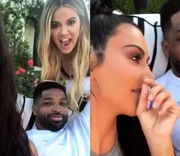 Kim Kardashin Khloe Tristan Thompson