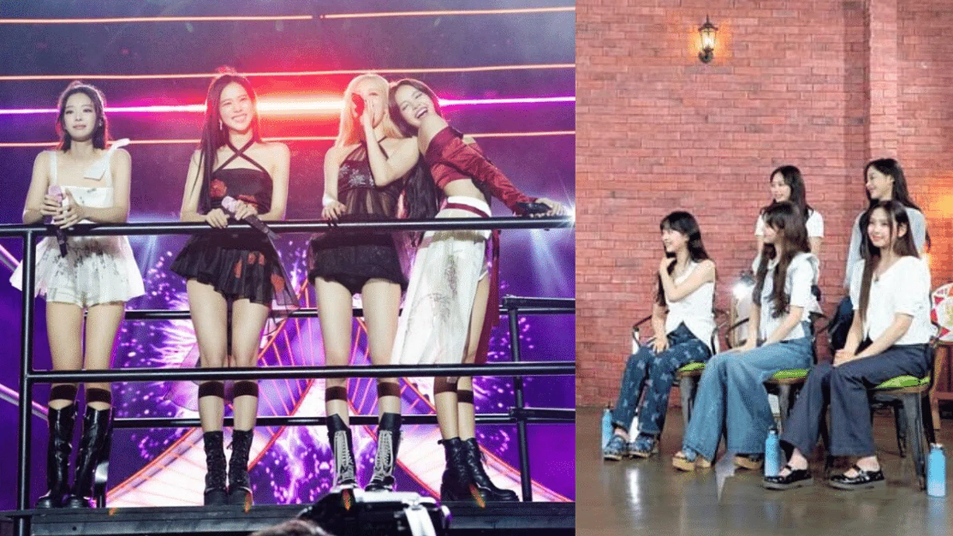 BLACKPINK and New Jeans