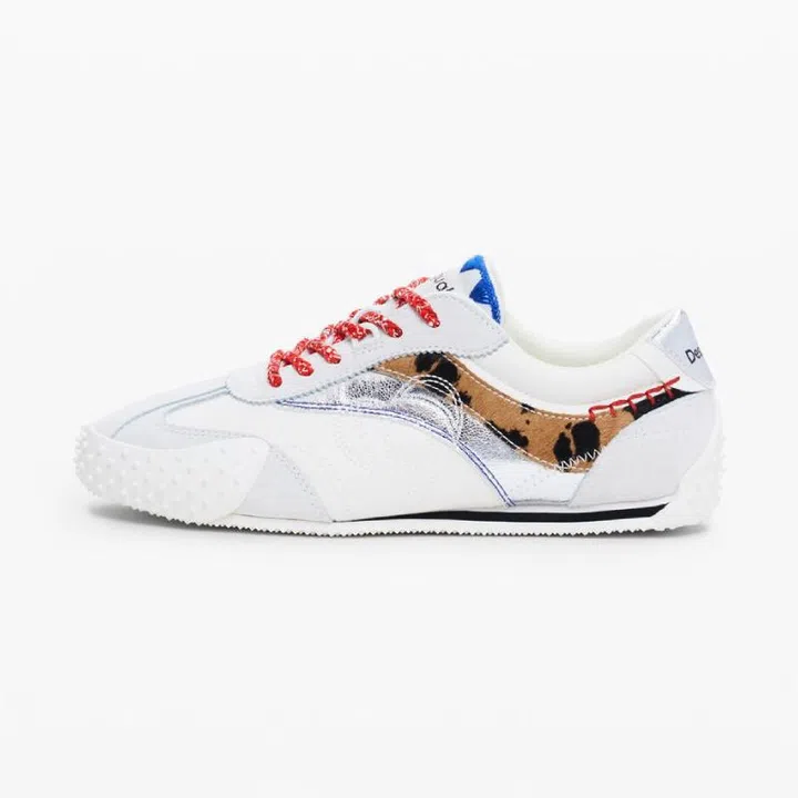 best white sneakers desigual