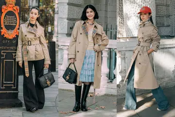 how to wear a trench coat yoyo cao proud oranicha ameera khan