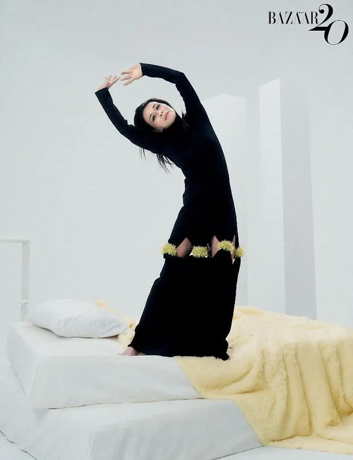 Dress, Bottega Veneta.