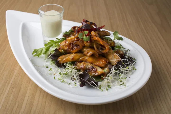 Chargrilled squid 