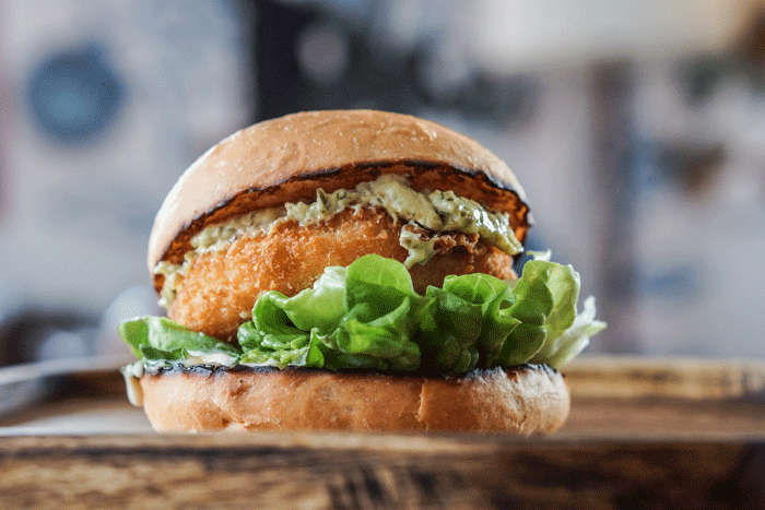 The James Brown burger