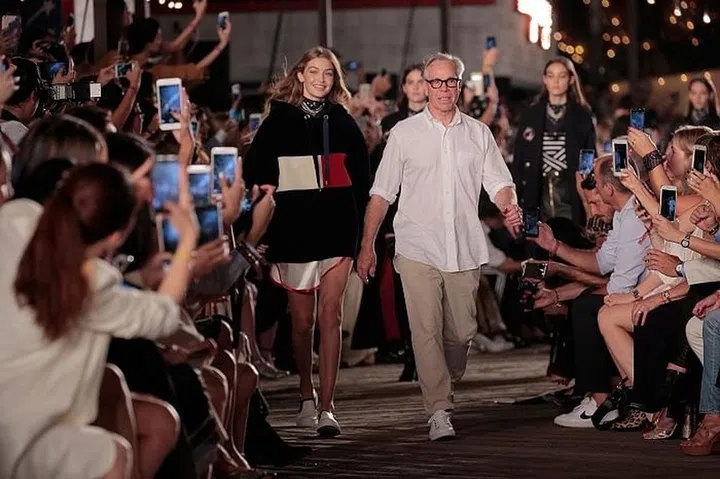 The first TommyxGigi show at New York Fashion Week in September 2016. Photo: Getty 