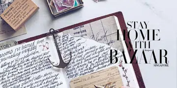 StayHomeWithBAZAAR-Scrapbook Journalling with skybambi
