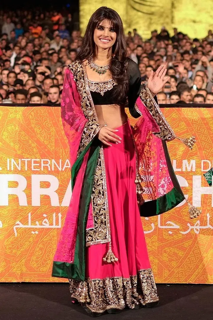 When: December 2012
Where: Marrakech International Film Festival
Wearing: Manish Malhotra