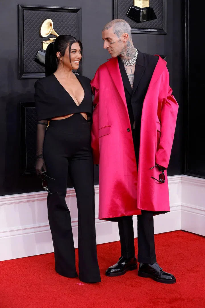Kourtney Kardashian and Travis Barker (Photo: Frazer Harrison/Getty Images)
