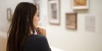 woman in a museum feature image