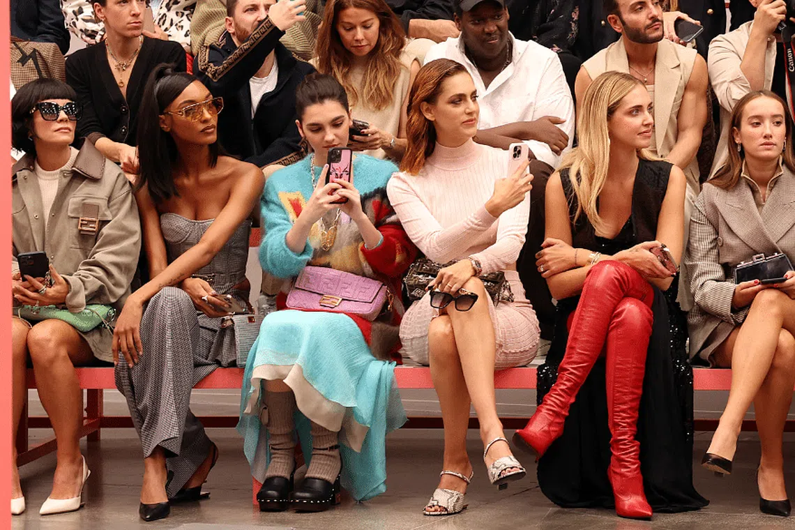 Kim DaMi, Shay Mitchell, And More At Fendi Women's SS23 Show