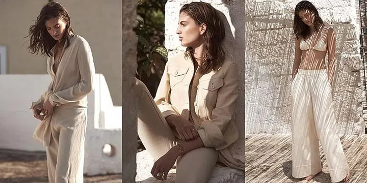 Designers Bessie and Oliver are a husband and wife duo who launched Arjé under a see-now, buy-now model less than six months ago.

The silky, streamlined men’s and women’s line flips completely every four months to keep anticipation high and excess, wastage and discounting to a minimum.

With one season under their belt, the pair have dipped a toe in the brick and mortar landscape with a summer wardrobe essentials collection pop up available at 262 Mott Street in NYC, which offers pieces in a soft beachy palette until the end of July. Each item comes with a hidden with an evil eye inlaid at the foot to keep out the riff raff.