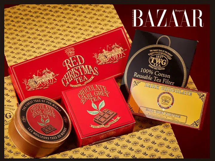Red Christmas Hamper (Photo: TWG Tea)