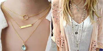 layering necklaces