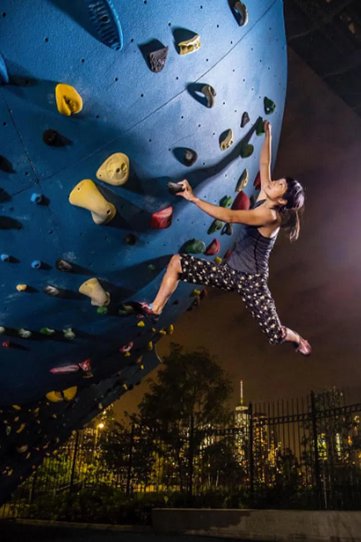 Climbing gyms have been climbing in popularity for the last few years. That's because the workout is challenging but low impact, and can burn 500 to 900 calories in one session. Dedicated spaces for climbing have popped up in California, Texas, and New York City (like Dumbo Boulders, pictured at left) lately, with more climbing gyms on the way.