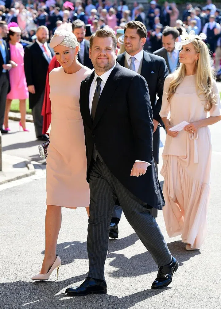 James Corden and wife Julia Carey