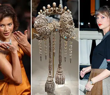 biggest watch and jewellery moments of 2025 | zendaya engagement ring louvre heist brooch taylor swift engagement ring