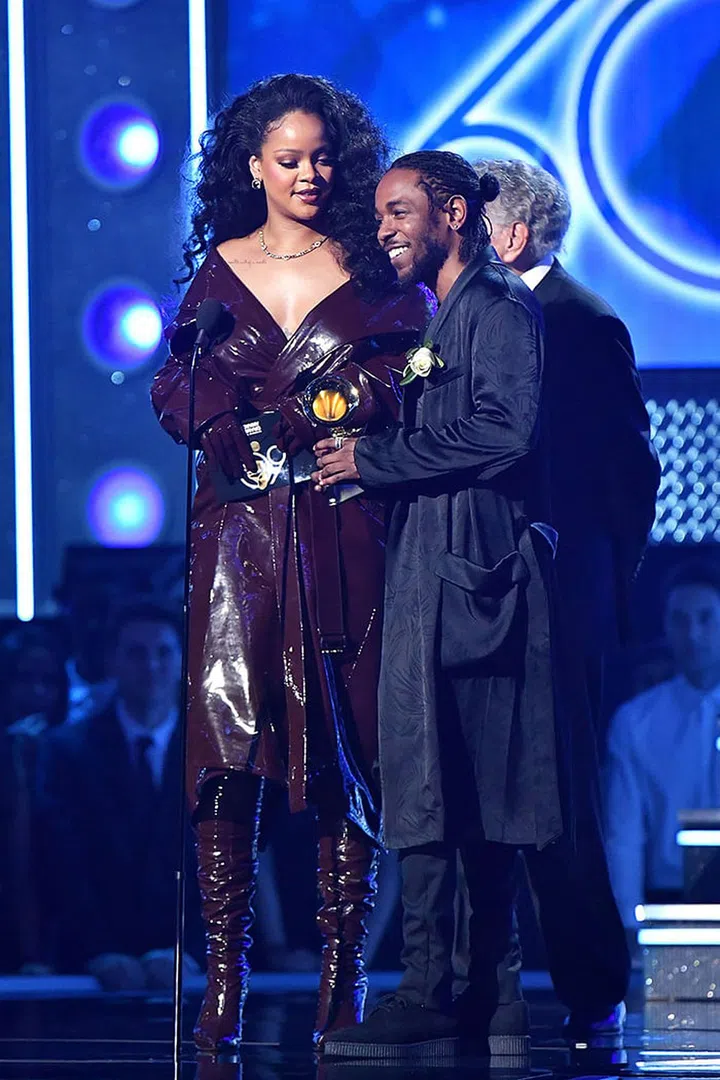 rihanna grammys 2018