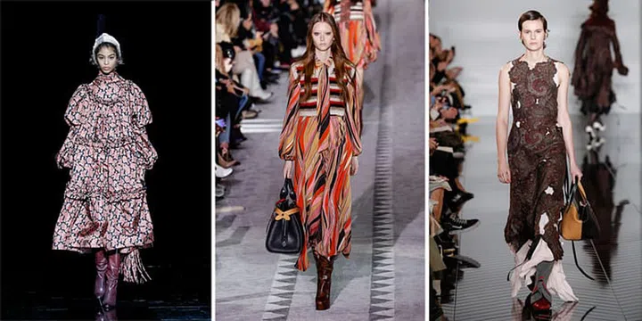From left: Marc Jacobs FW 2019, Longchamp FW 2019 and Loewe FW 2019. 
 Photo: Showbit