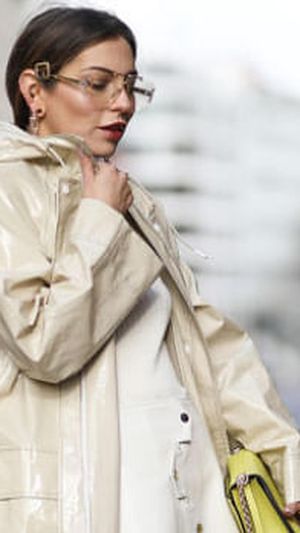 Street Style Getty Fashion Week Raincoat Waterproof