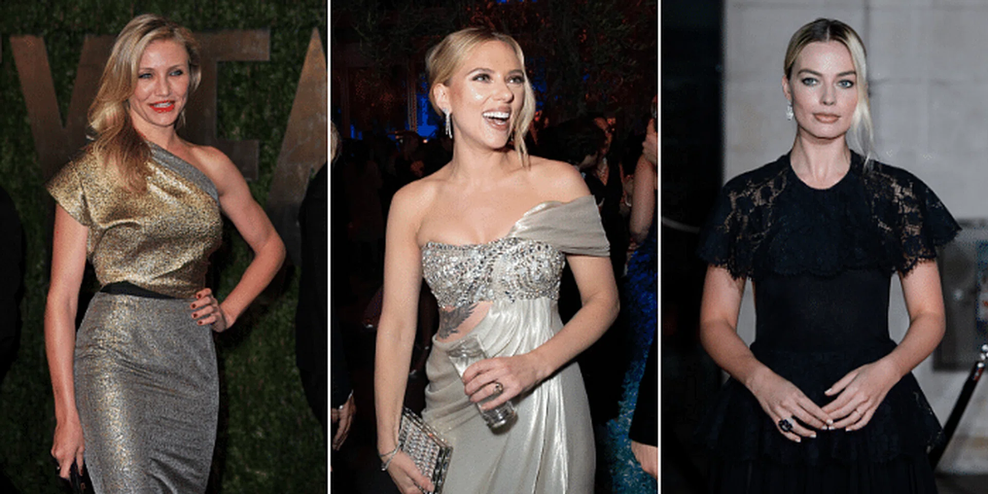 Cameron Diaz, Scarlett Johansson and Margot Robbie