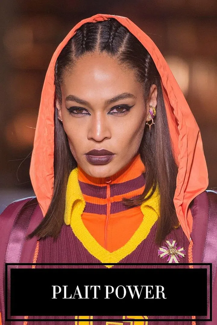We'd be mistaken to call braids a fall 2017 trend; braids have always been in style, and will continue to be in style, for as long as human kind has a say in it. But there was a definite resurgence of woven styles on the fall 2017 runways, one that started way back in September for the spring shows. All you need to know is this: braids of all shapes and sizes—from cool-girl cornrows at Rihanna's Fenty show (left) to loose romantic plaits—will be major come fall.