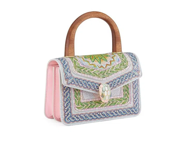 Bvlgari X Casablanca Mosaic Serpenti Forever bag. (Photo: Bvlgari)