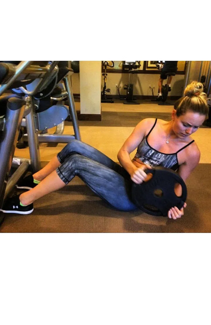 The American Olympian documents most of her training via sporty Instagram posts. Photo: Instagram