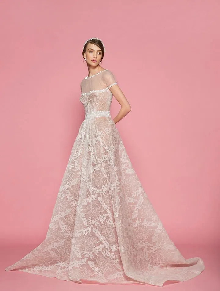 Dream scenario? When a designer who has experience creating Haute Couture designs for the bride in a more widely-available, yet still incredibly high-end way. Elie Saab and Viktor & Rolf have managed to tow the line between their Haute Couture, Ready-to-Wear and uniquely bridal offerings and Beirut-based Georges Hobeika is the latest couturier to land his bridal collection stateside. Think detailed beading, incredible volumes and a superb fit.