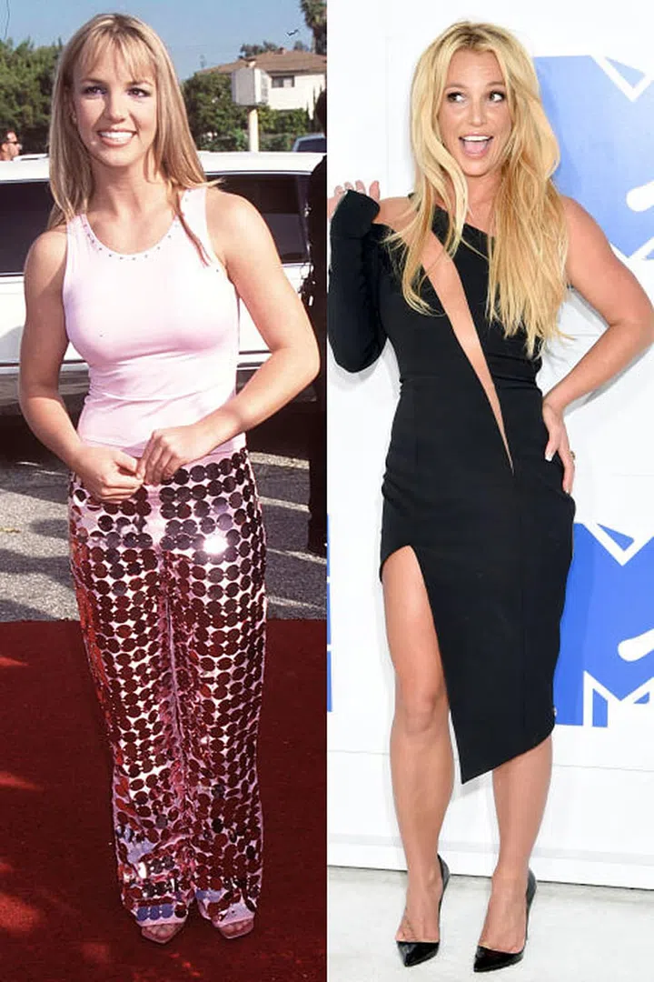 The 90s girl in all of us would have *killed* for those sequined pants. Photo: Getty