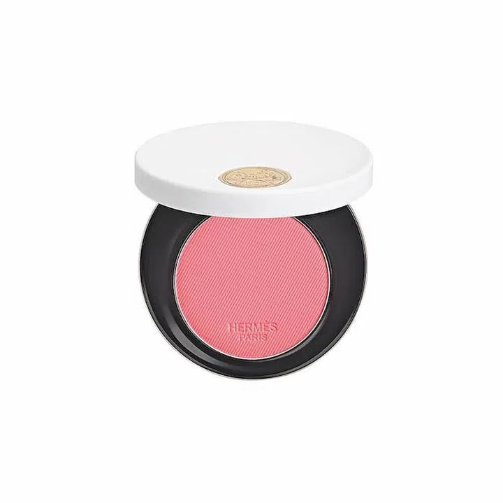 Rose Hermès Silky Blush Powder in Rose Pommette, $115, Hermès Beauty