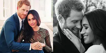 prince harry meghan markle official engagement portraits