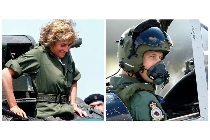 It's part of their royal duty to pay respects to the military, but we imagine Diana would be really proud to know her son has trained and served in the Royal Air Force and British Armed Forces for 10 years.