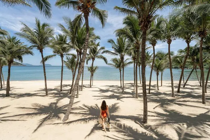 An expansive private beach at your disposal