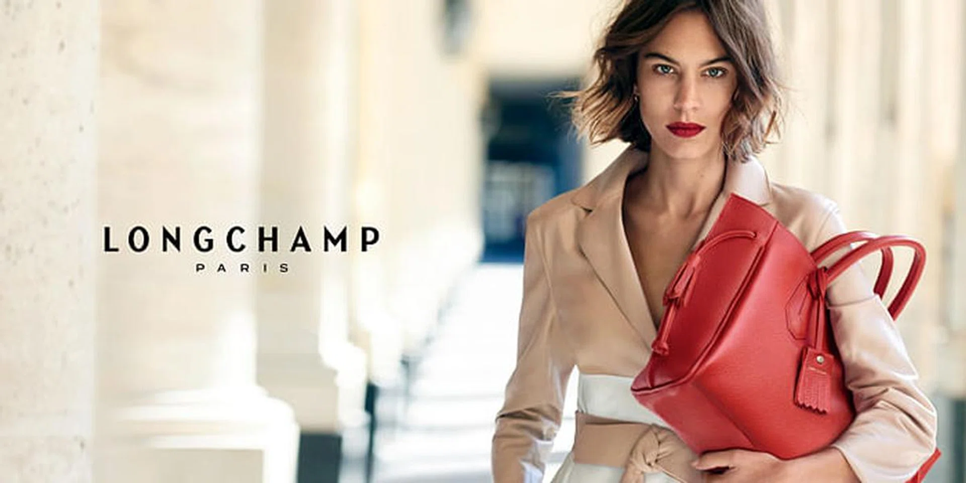 Alexa Chung For Longchamp By Peter Lindbergh
