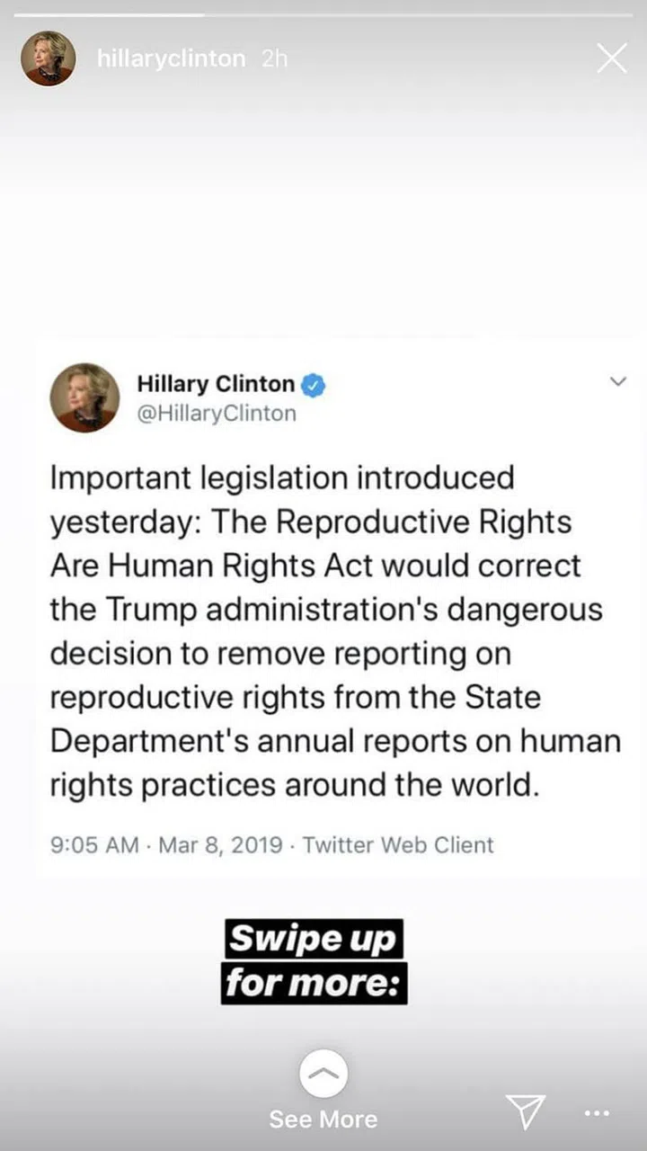 Hillary Clinton IWD IG
