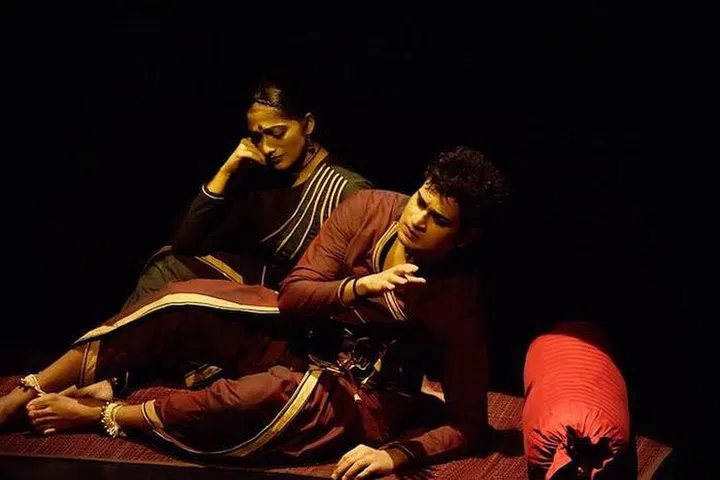 Nikita performs a piece in The Lowry, Manchester, UK.

Photo: Nikita Menon