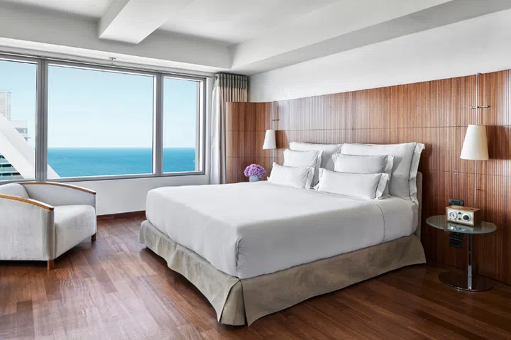 hotel arts barcelona penthouse bedroom