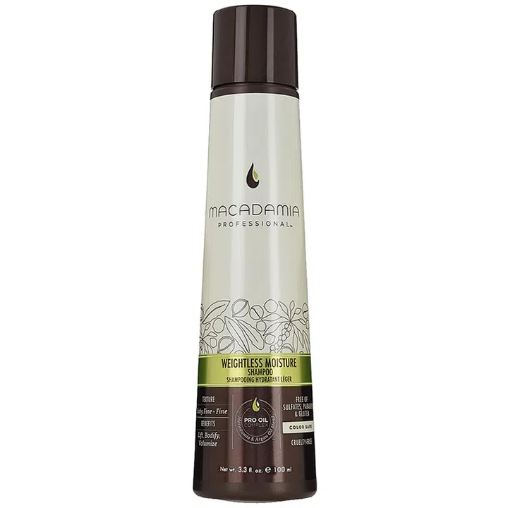 Suitable for most hair
types, this uses feather-light botanical oils to hydrate and nourish without weighing down even the finest of hair.