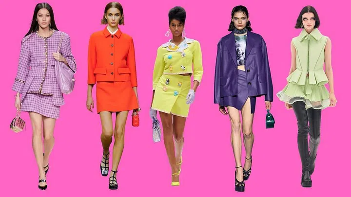 Photos (from left): Chanel, Dior, Moschino. Lanvin and Givenchy