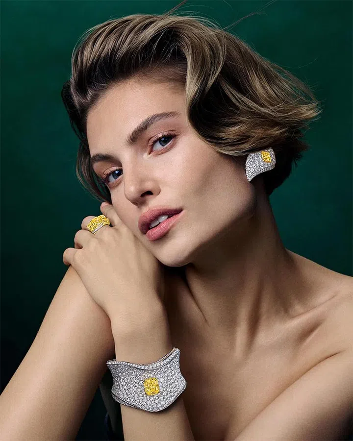 best high jewellery collections of 2026 | model wearing graff high jewellery 2026 collection