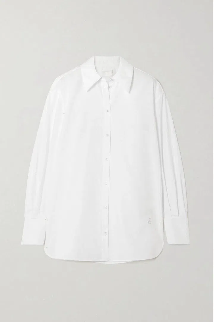 The Boyfriend Floral-Jacquard Cotton-Poplin Shirt, $1,161, Erdem at Net-a-Porter
