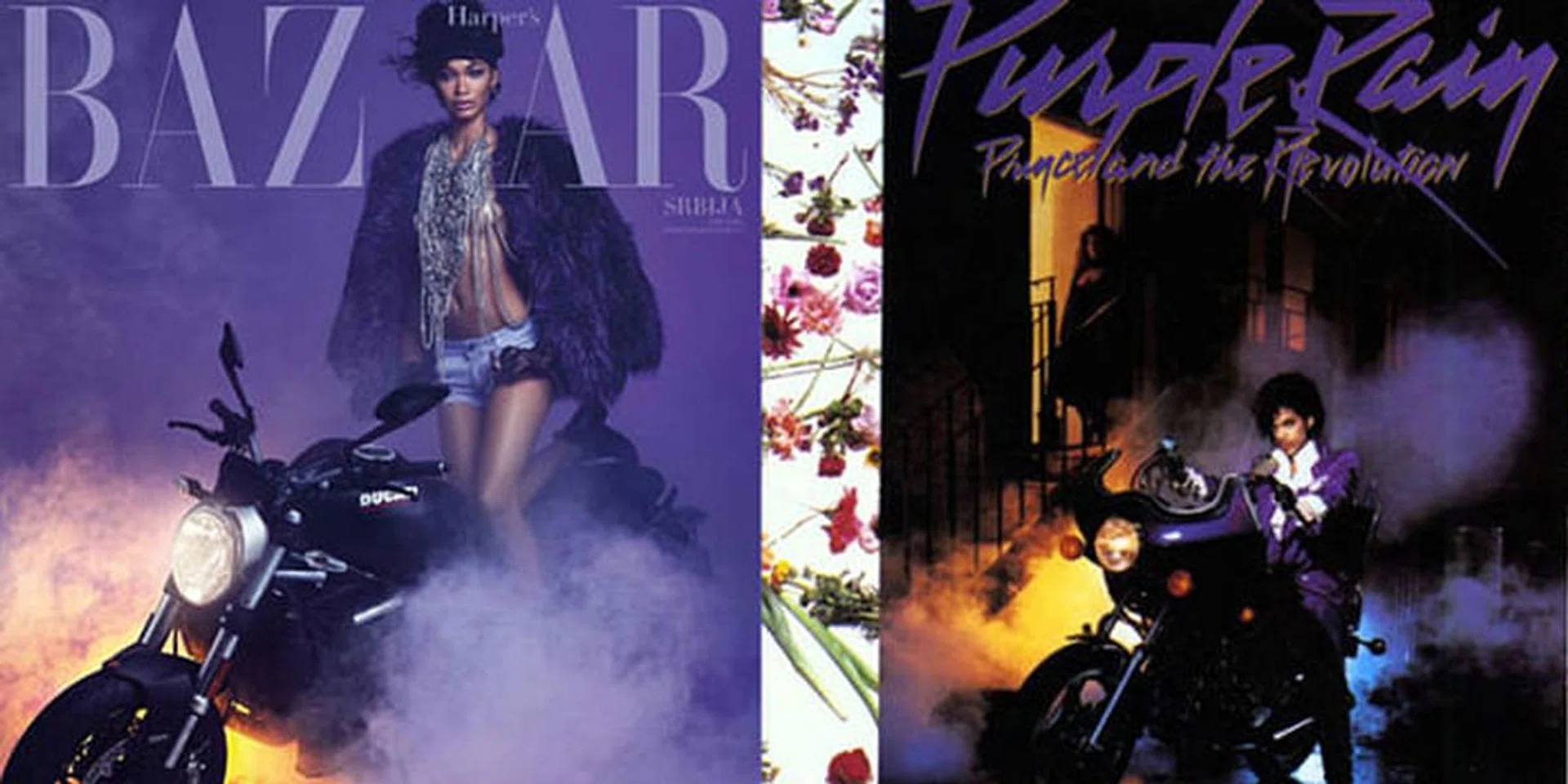 Chanel Iman Pays Tribute To Prince On The June Cover Of Harper's Bazaar Serbia