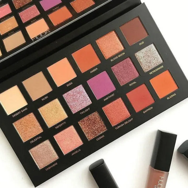 The queen of Instagram make-up tutorials Huda Kattan hit us with a barrage of covetable new beauty drops this year. Between her Huda Beauty Desert Dusk eyeshadow palette - that included actual sand from the campaign photoshoot no less - to the game-changing Faux Filter foundation, whatever Kattan was selling, we were buying.

Photo: @hudabeauty