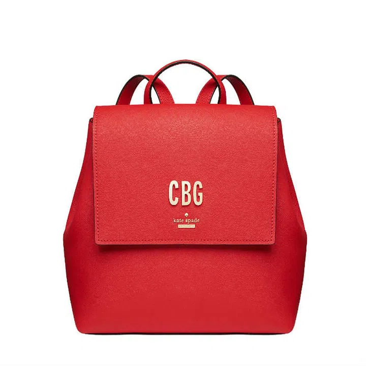 Monogrammed backpack, kate spade new york