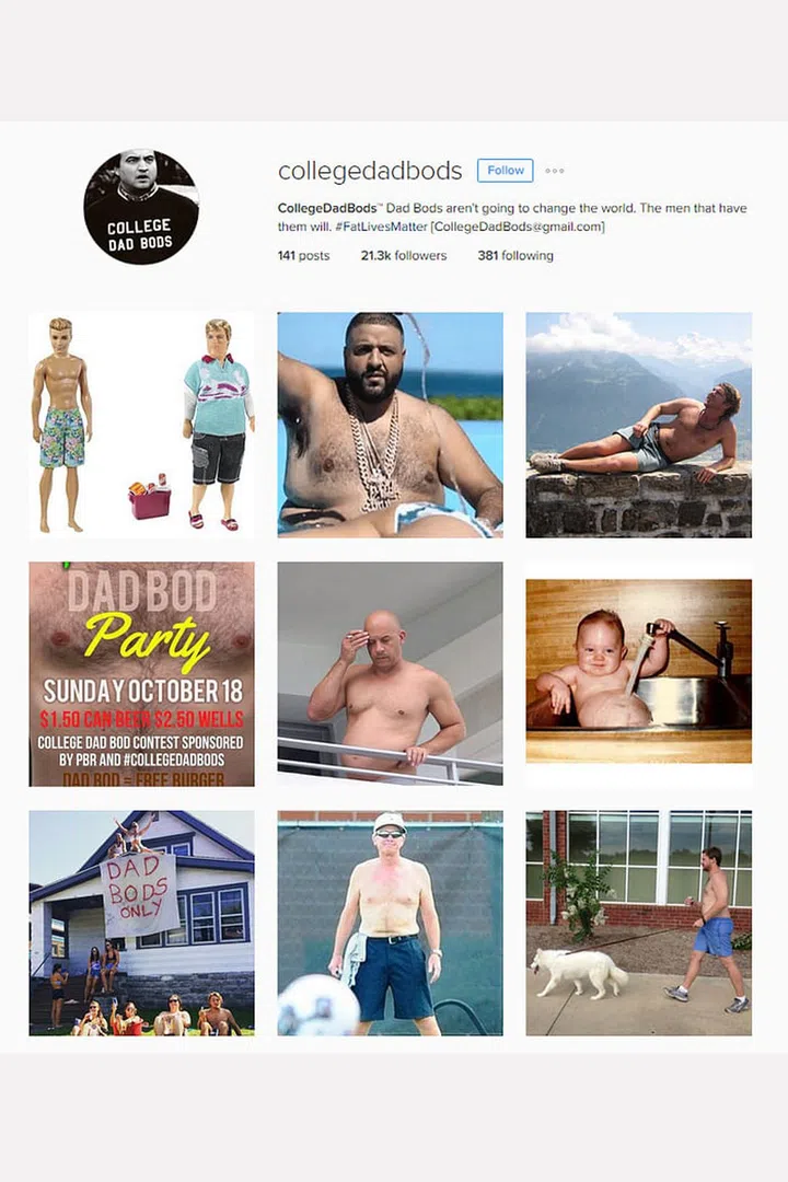 Photo: Instagram/ @collegedadbods