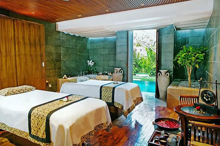 At the Anantara, on the southern tip of the island, wellness is next to godliness. Which is why its Balance spa recently hired Ibu Jero, one of Bali’s high priestesses, to helm a new natural healing program. A fifth-generation intuitive healer, Jero offers guests an extensive menu of spiritual enhancement sessions to choose from, but the most devout wellness junkies will be drawn to Jero’s take on the traditional Balinese melukat ceremony, a self-purification ritual that, at the Anantara, involves chanting self-affirming mantras, being anointed with consecrated spring water, a temple offering, and an energy cleansing, plus a 60-minute massage for good measure. Also transformational is the property’s dramatic glass chapel overhanging the Indian Ocean, where guests can Zen out or, get married with a panoramic view of the surf break.