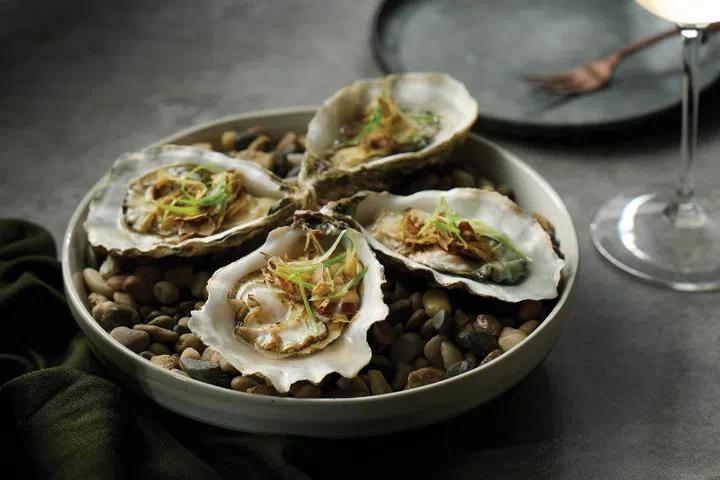 fish bar’s baked oysters